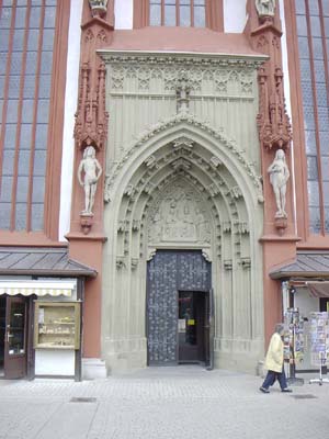 Adam et Eve sur Marienkapelle